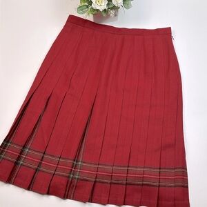 L.L. Bean Vintage Pleated Skirt
